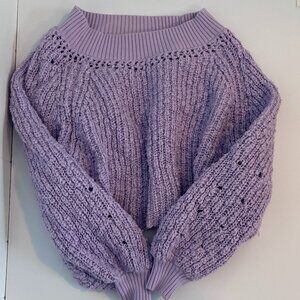 Free People Chunky Off the Shoulder Sweater